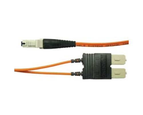COMPULINK  MTRJPSCCD1               2-Fiber Jumper 3.3ft / 1m 62.5 micron multimode MT-RJ Composite to SC ceramic, standard performance OM1