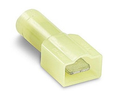 THOMAS & BETTS  RC25177               Nylon Insulated Male Tab, Length 1.17 Inches, Width .45 Inches, Maximum Insulated .210, Tab Size .250x.032, Wire Range #12-#10 AWG, Color Yellow, Copper, Tin Plated, 500 Pack