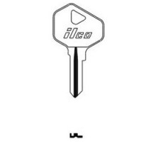 KABA ILCO CORP  LF25 NP A13               Cylinder Lock Key Blank, Brass, Nickel Plated, 13 Price Group, For Lowe and Fletcher