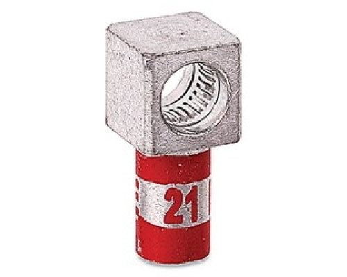 THOMAS & BETTS  MD8F-1               KUBE Female Copper Motor Pigtail Disconnect, Wire Size 8 AWG, Body Size 1, Red