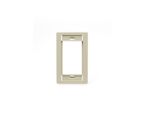 LEVITON  41290-SMI               MOS Wallplate, Single-gang, Ivory