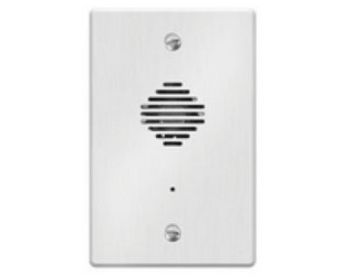 SECURITY DOOR CONTROLS  101-SPSN               Remote Annunciator, 1-Gang, 20 Milliampere at 12/24 Volt DC, 20 Gauge Stainless Steel Faceplate, With Speaker and 80 dB Siren