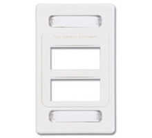 SIEMON COMPANY  MX-FP-S-06-02               Faceplate, Single Gang, 6 Openings, MX, White