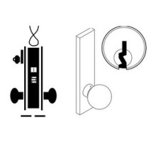 SCHLAGE ALLEGION BRAND  L9092PEL-RX 42A 626 C 12/24VDC        Door Mortise Lock, Keyed, Electrically Locking, C Keyway, 12/24 Volt DC, 2-3/4