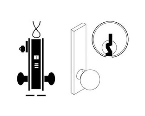 SCHLAGE ALLEGION BRAND  L9092PEL-RX 42A 626 C 12/24VDC        Door Mortise Lock, Keyed, Electrically Locking, C Keyway, 12/24 Volt DC, 2-3/4