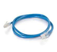 QUIKTRON  566-110-005               Patch Cable, Non-Booted, Gold Plated RJ45 Male to Male Connector, Cat 6, 4-Twisted Pair, 5’ Length, 24 AWG Solid Wire/Stranded Copper, Blue