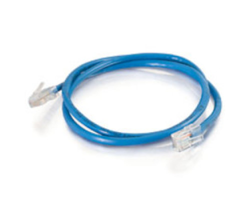 QUIKTRON  566-110-005               Patch Cable, Non-Booted, Gold Plated RJ45 Male to Male Connector, Cat 6, 4-Twisted Pair, 5’ Length, 24 AWG Solid Wire/Stranded Copper, Blue
