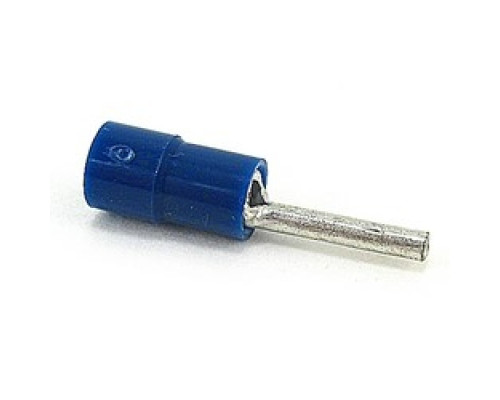 THOMAS & BETTS  TV14-12PT-XV               Insulated Vinyl Pin Terminals For Wire Range 16-14, Blue, Canister