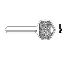 FALCON LOCK  KB628 E  043156885657              Door Lock Key Blank, Standard, 7-Pin, E Keyway, For Interchangeable Core Cylinder