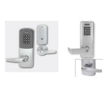 SCHLAGE ALLEGION BRAND  CO200-CY70KP-ATH-626-J-LH 4B 13247 10025 134        Electronic Door Lock, Cylindrical Chassis, Keypad, Left Hand, Athens Lever, 4AA Battery, Satin Chrome, Without 6-Pin FSIC Cylinder, For Class/Storeroom