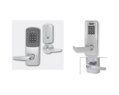 SCHLAGE ALLEGION BRAND  CO200-CY70KP-ATH-626-J-LH 4B 13247 10025 134        Electronic Door Lock, Cylindrical Chassis, Keypad, Left Hand, Athens Lever, 4AA Battery, Satin Chrome, Without 6-Pin FSIC Cylinder, For Class/Storeroom