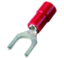 THOMAS & BETTS  KV18-10F-T               Vinyl Fork Wire Range 22-18 Bolt Hole #10