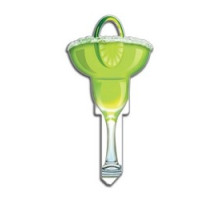 LUCKY LINE PRODUCTS INC  B109S               House Key, Schlage, Margarita, Brass, Enamel Coating, 1 each per Card