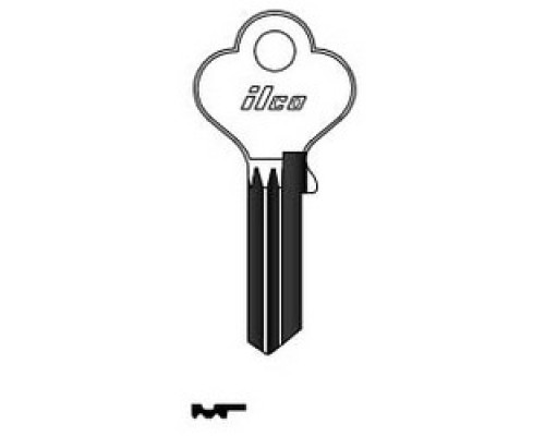 KABA ILCO CORP  1141GE NP A02  AL3908301B              Cylinder Lock Key Blank, Brass, Nickel Plated, 2 Price Group, For Taylor