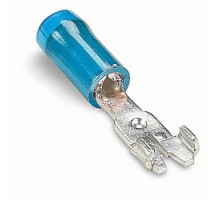 THOMAS & BETTS  RB23               Nylon Insulated Wristlock Disconnect, Length 1.70in, Single Piece Length 0.99in, Max Insulation 0.162, Wire Range #16-#14 AWG, Blue, Copper, Tin Plated, 1,000 Pack