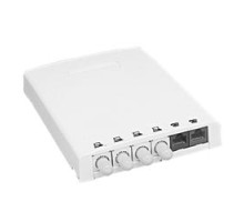PANDUIT  CBXF12WH-AY               SurfaceMountBox 12Pt Multimedia WH EA