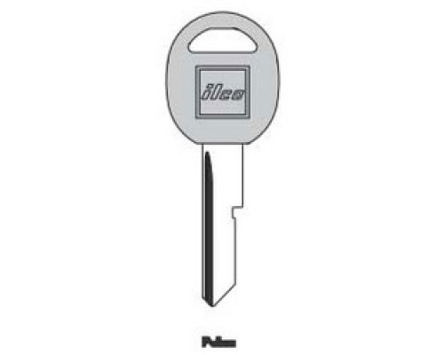 KABA ILCO CORP  B49-P NP A09  AJ00000012              Vehicle Key Blank, Plastic Head, Brass, Nickel Plated, 9 Price Group, For General Motors