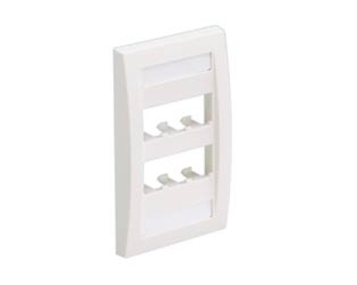 PANDUIT  CFPE6IWY               Faceplate 6Pt SglGang Exec IW EA
