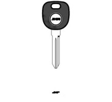 JMA USA  TP00GM-28.P NP 17               Car Key Blank, Chipless, Transponder, Brass, Nickel Plated, For General Motors