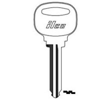 KABA ILCO CORP  H59 NP A05  X202              Vehicle Key Blank, Brass, Nickel Plated, 5 Price Group, For Ford