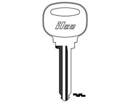 KABA ILCO CORP  H59 NP A05  X202              Vehicle Key Blank, Brass, Nickel Plated, 5 Price Group, For Ford