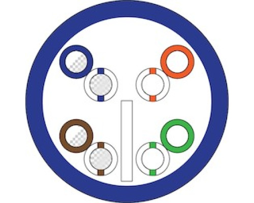 NORTHERN  N6EPBL1BX               23-4P UTP-CMP Solid BC CAT6E, Plenum - Blue