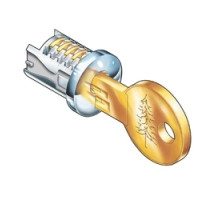 TIMBERLINE  C100LP-105T-14A               Lock Plug, 105T Key Code, Polished Nickel, For D300KY Key Blank, 25 each per Case