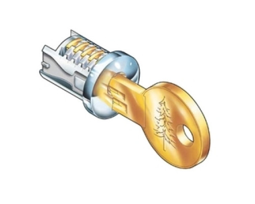 TIMBERLINE  C100LP-105T-14A               Lock Plug, 105T Key Code, Polished Nickel, For D300KY Key Blank, 25 each per Case