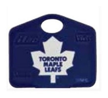 KABA ILCO CORP  SC1-NHL-MAPLE LEAFS A46               Decorative Key Blank, NHL Team Key, Schlage, Leafs Logo, SC1 Keyway, 46 Price Group