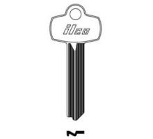 KABA ILCO CORP  A1114A NP A02  BE2              Cylinder Lock Key Blank, Brass, Nickel Plated, 2 Price Group, For Best