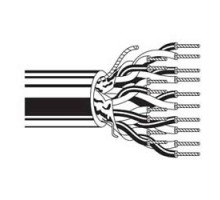 BELDEN  6547FE 8771000               Multi-Conductor - Commercial Applications 9PR 22 AWGFLRST FS FLRST Natural