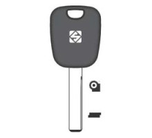 KABA ILCO CORP  HU92R-GTS NP A76  AJ00001573              Vehicle Key Shell, Look-Alike, Special Key Machine, Brass, Nickel Plated, For BMW