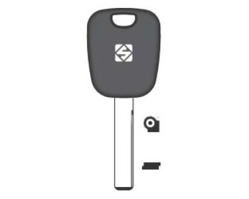 KABA ILCO CORP  HU92R-GTS NP A76  AJ00001573              Vehicle Key Shell, Look-Alike, Special Key Machine, Brass, Nickel Plated, For BMW