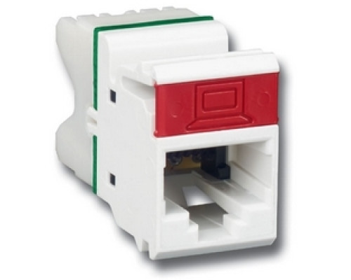 SIEMON COMPANY  MX5-F04               Copper, Outlet, MAX, UTP, Category 5e, RJ45, Flat, Gray, Punch down, T568A/B