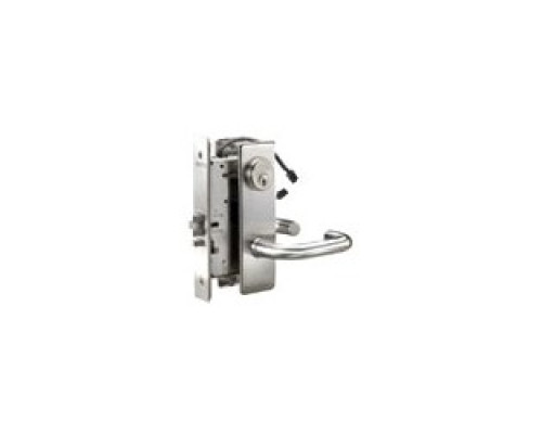 CORBIN RUSSWIN INC  ML20906-CSA-626-RH-SAF               Mortise Door Lockset, Electric, Fail Safe, Right Hand, Citation, Cast Lever, Wrought Rose, 12/24 Volt DC, Satin Chrome Plated