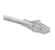 LEVITON  6AS10-7W               Patch Cord, Stranded, FTP, Cat 6A, 0.24