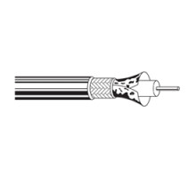 BELDEN BAV  89292 0101000               Coax - 75 Ohm Coax 14 AWG Coax FEP RG11/U Black