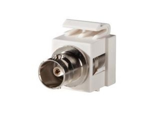 ORTRONICS  KSBNC75               Keystone, BNC, Feed-Thru, 75ohm, Fog White