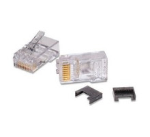 COMMSCOPE SYSTIMAX SOLUTIONS  6-569550-3  MP-5ES-1              Modular Plug Kit, Round, Shielded, Cat 5e, 8 Position/8 Contact, 26 To 23 AWG Solid/stranded, 4.8 To 5.6 MM Cable Jacket, Copper Conductor, Polycarbonate Housing