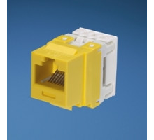 PANDUIT  NK6X88MYL               Cat6A NetKey PunchdownMod YL EA