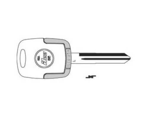 KABA ILCO CORP  EB3-L-MIT9 NP A61  IAX00003530              Vehicle Key Blade, L, Brass, Nickel Plated, 61 Price Group, For Chrysler, Mitsubishi