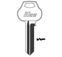 KABA ILCO CORP  A1012-59AD NS A55  AA50411863              Cylinder Lock Key Blank, 6-Pin, Natural Nickel Silver, 15 Price Group, For Corbin/Russwin