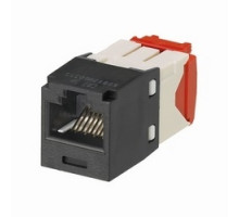 PANDUIT  CJ5E88TGBL               Mini-Com UTP RJ45 Cat 5e TG Jack Module Black