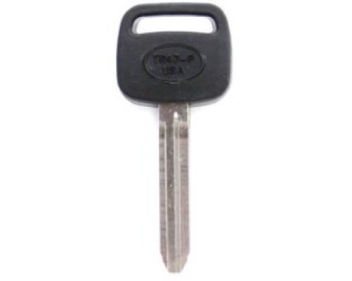 KABA ILCO CORP  TR47-P NP A09  AJ01435123              Vehicle Key Blank, Plastic Head, Brass, Nickel Plated, 9 Price Group, For Toyota