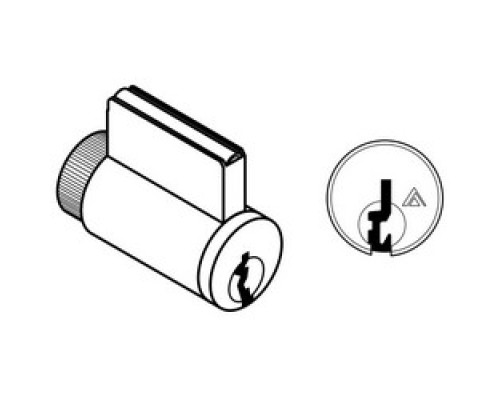 SCHLAGE ALLEGION BRAND  40-100-C145 606        Door Lock Cylinder, Multiple Tailpiece, Conventional, C145 Keyway, Satin Brass, With 2 Key