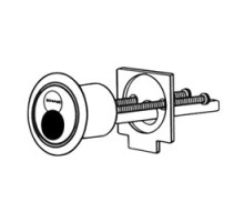 SCHLAGE ALLEGION BRAND  20-079 613        Door Lock Cylinder, Rim, Oil Rubbed Bronze, Without Core