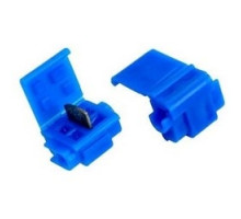 3M 804-BULK 7100003537       Insulation Displacement Connector, Run and Tap, 600 Volt, 18 to 16 AWG Solid/Stranded , 14 AWG Stranded , Moisture Resist, Flame Retardant, Polypropylene Insulation, Blue, Bulk