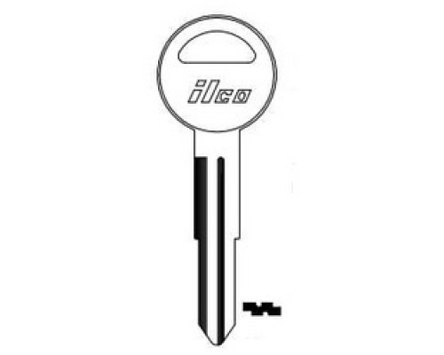 KABA ILCO CORP  HD104 NP A06  AF01357002              Vehicle Key Blank, Brass, Nickel Plated, 6 Price Group, For Honda Automobile