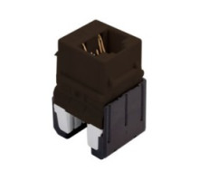 ON-Q/LEGRAND  WP346ABR  WP346A-BR              Keystone Insert, Quick-Connect, Cat 6A, RJ45, 8P8C, 24 to 22 AWG Wire, 0.665