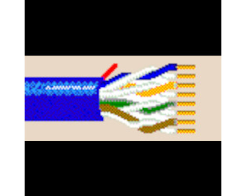 BELDEN  IBDN25R 008CUT               Multi-Conductor - Category 5e Nonbonded-Pair Cable 25PR U/UTP CMR Cut Gray